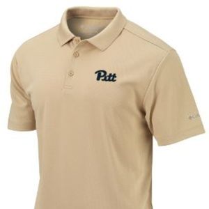 Pitt Panthers Vegas Gold Round One Polo by Columbi